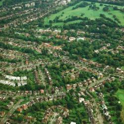 Aerial Photograph of Deans Way and Edmonds Walk