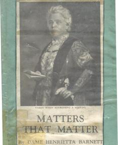 Book - Matters that Matter
