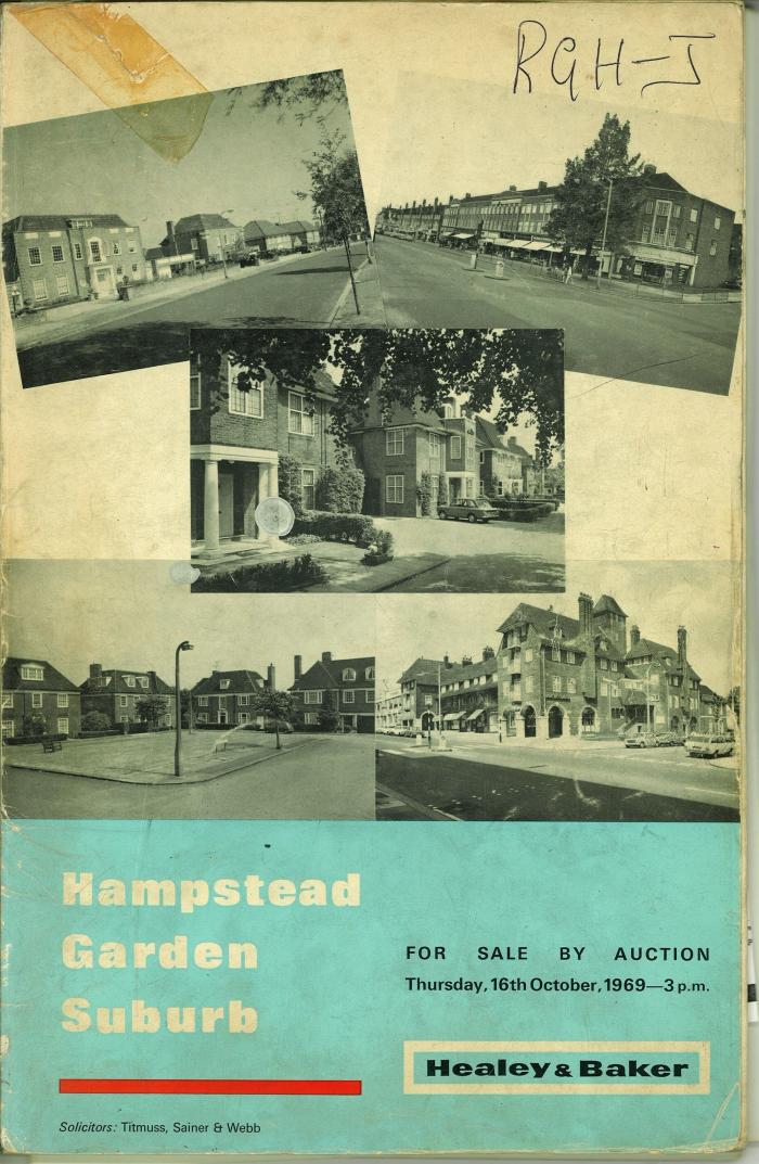 Hampstead Garden Suburb Auction Book