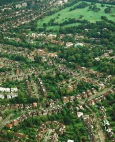 Aerial Photograph of Deans Way and Edmonds Walk