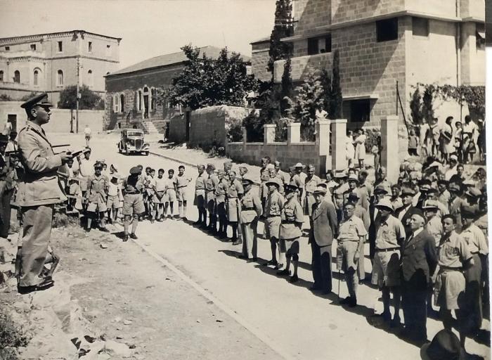 Rev Isaac Levy  parade in Jerusalem