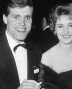 Ronnie Carroll with his first wife, Millicent Martin