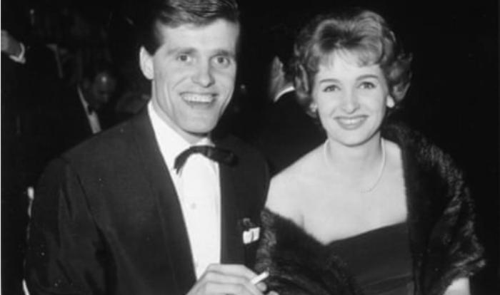 Ronnie Carroll with his first wife, Millicent Martin