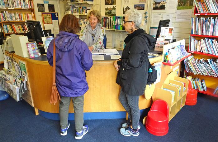 Library counter