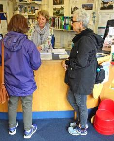 Library counter