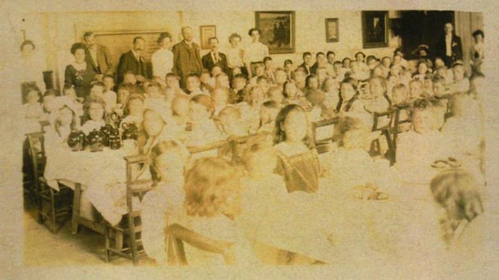 Sunday School Tea in Institute Hall