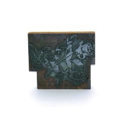 Rose design printers block 