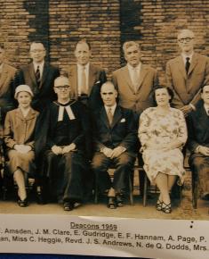 Church Elders, Deacons, Officers and Stewards 1950s.