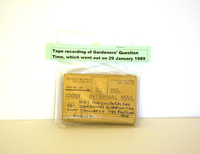 Tape recording of Gardeners Question Time