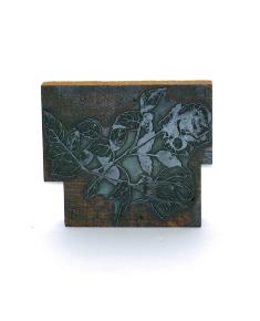 Rose design printers block 