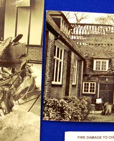 Fire damage and refurbishment of Church Hall