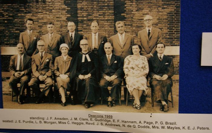 Church Elders, Deacons, Officers and Stewards 1950s.