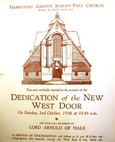 Dedication of New West Door