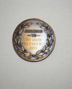 London Garden Society Medals awarded for HGS Horticultural Society flowerbed on Willifield Green