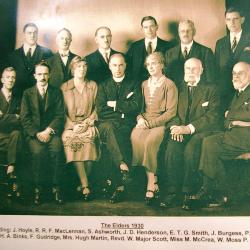 Church elders 1931 and founders reunion