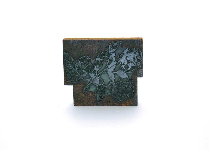 Rose design printers block 