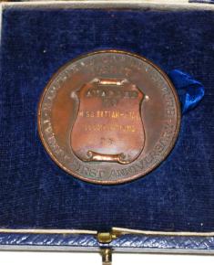 Medal for HGS 21st Anniversary Illuminations, 2nd place awarded to Miss Batten Fray 1928