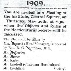 1909 Meeting