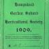 Horticultural Society membership card 1909