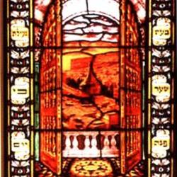 Synagogue's Stained Glass Windows