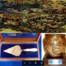 Objects on display at launch of HGS Heritage Virtual Museum 29th October 2017