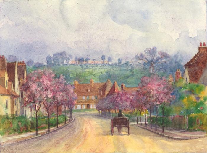 14.	Hogarth Hill – Peach in bloom