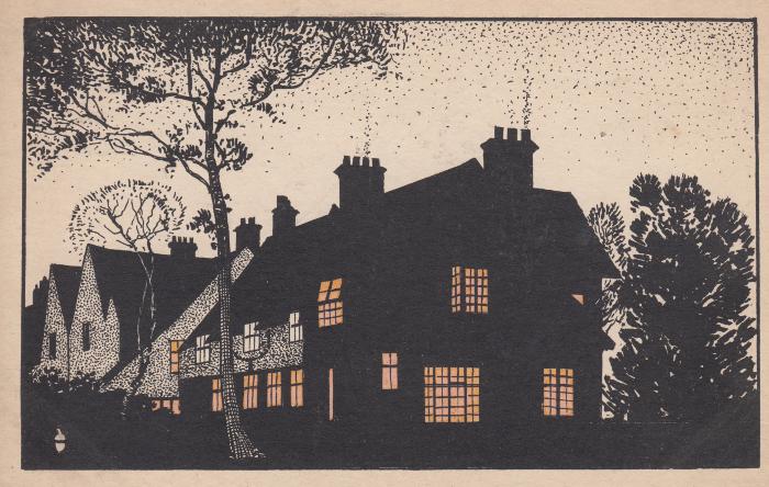 Suburb House silhouette