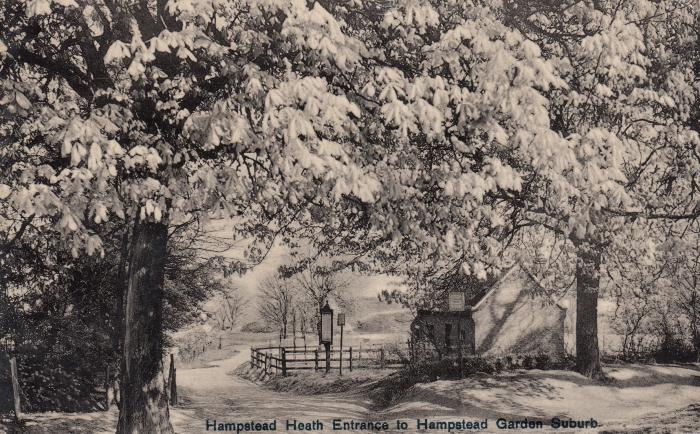 Hampstead Heath entrance to the Suburb