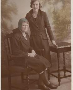 Miss Ethel Whitehead and friend