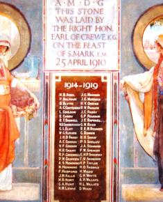 Lady Chapel WWI Memorial