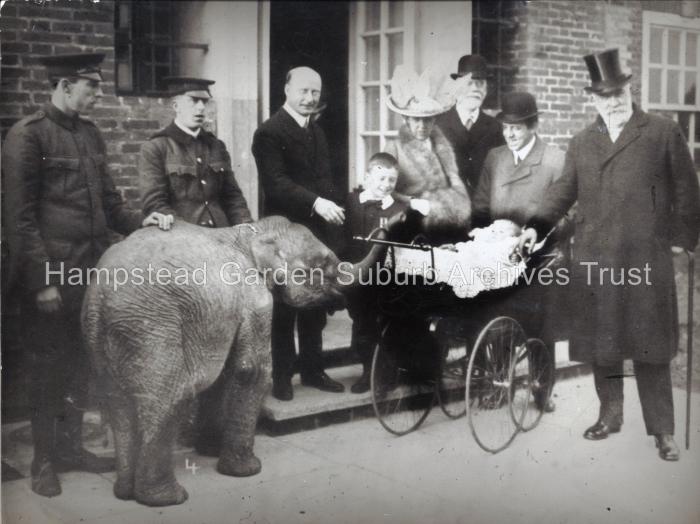 Baby Elephant visits on Treloar Day