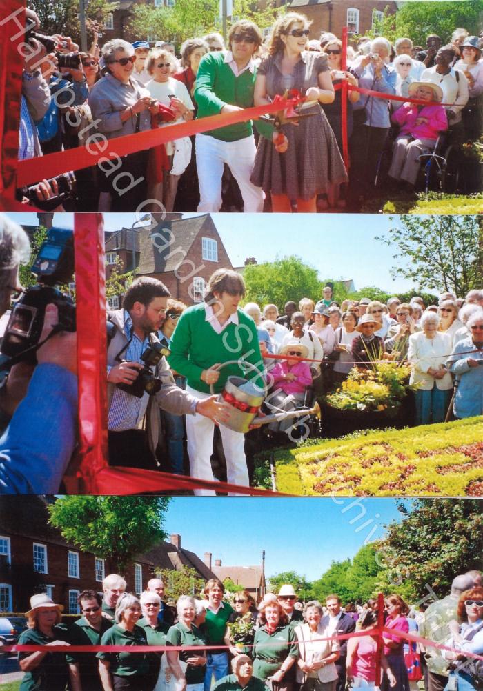 Centenary Flowerbed Jonathan Ross