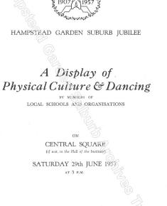 Jubilee - Display of Physical Culture and Dancing