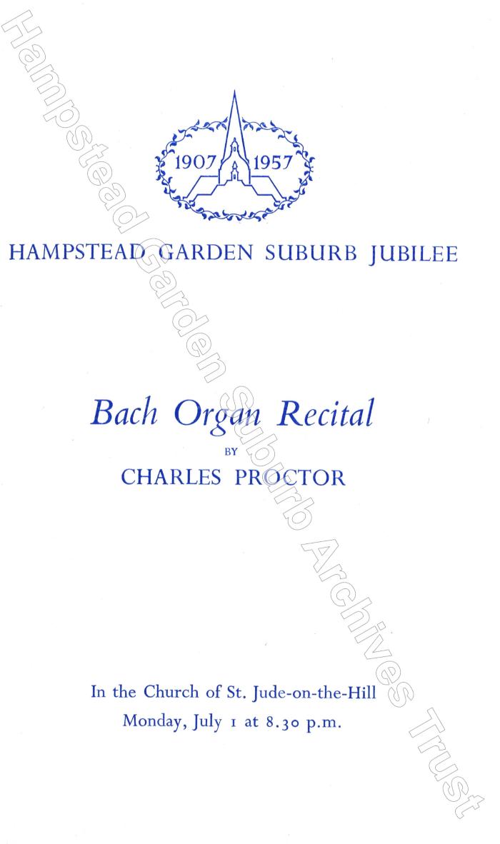 Jubilee - Bach Organ Recital