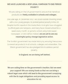 HBS - Period Poverty Campaign