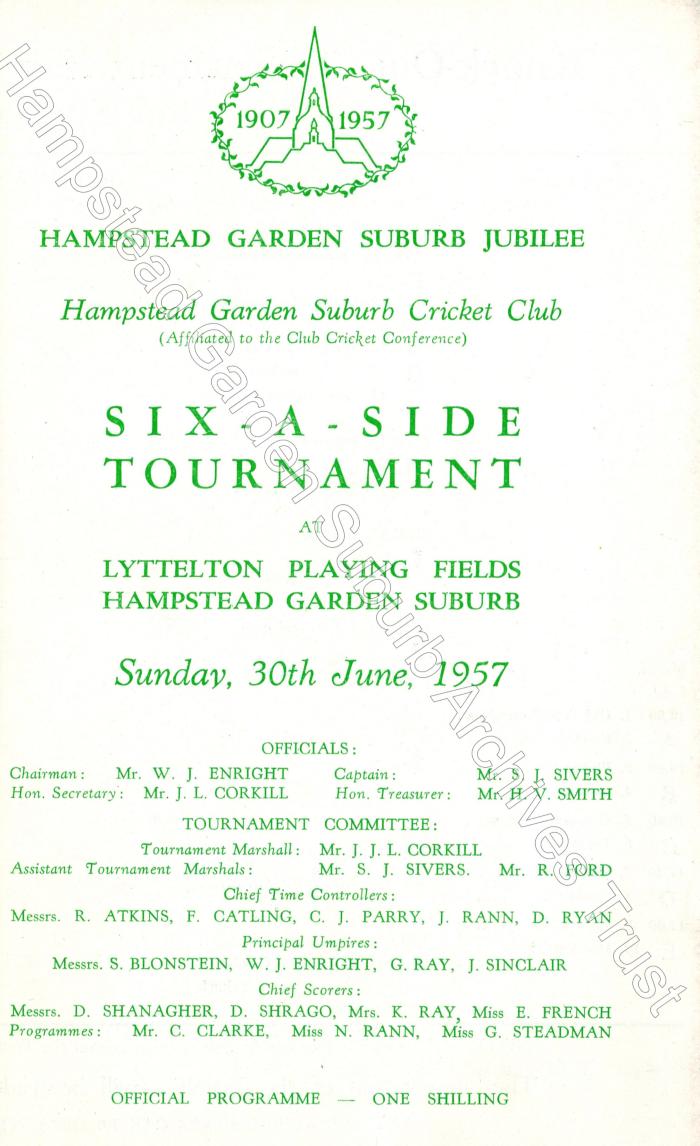 Jubilee - Six-a-side Cricket Tournament