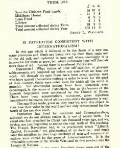 HBS - Patriotism and Internationalism