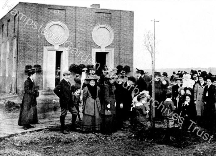 Opening of Institute Hall, Tree Planting