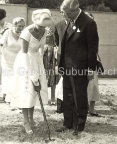 Princess Margaret Cutting First Sod 1957