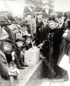 Laying of Free Church Foundation Stones