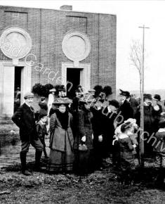 Opening of Institute Hall, Tree Planting