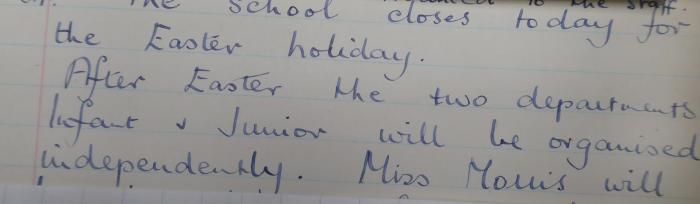 Infant &amp; Junior schools organised independently after Easter