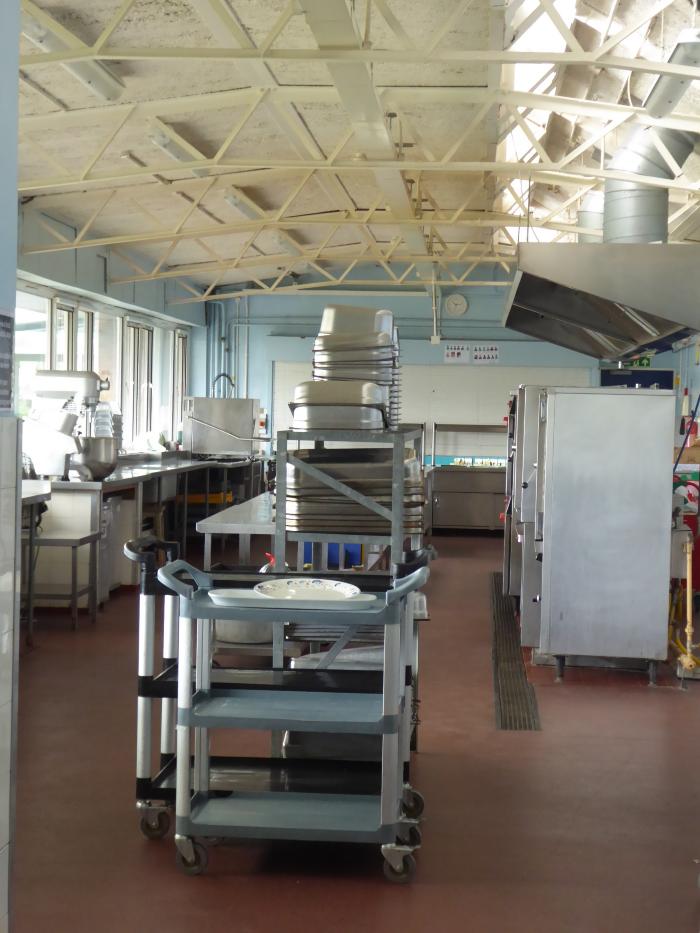Kitchen looking towards Junior school