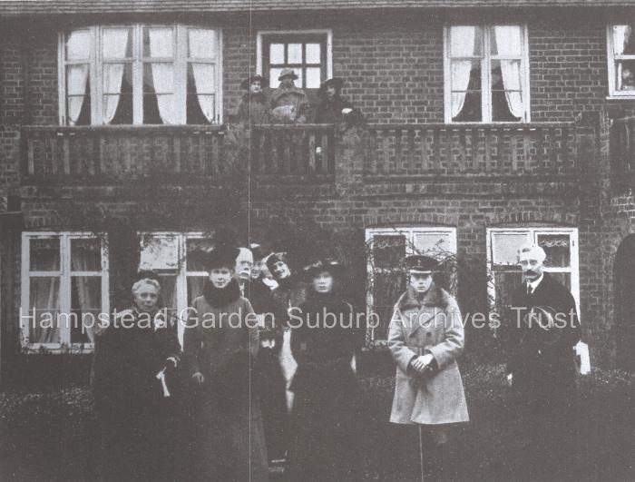 Visit from Queen Mary, Prince of Wales, Princess Mary 1918