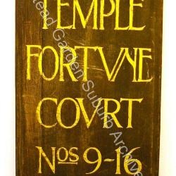 Temple Fortune Court Sign