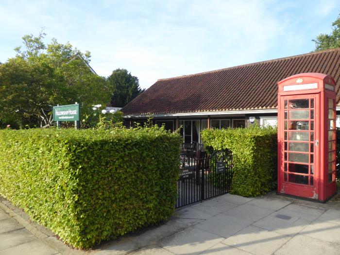 Fellowship House  and phone box