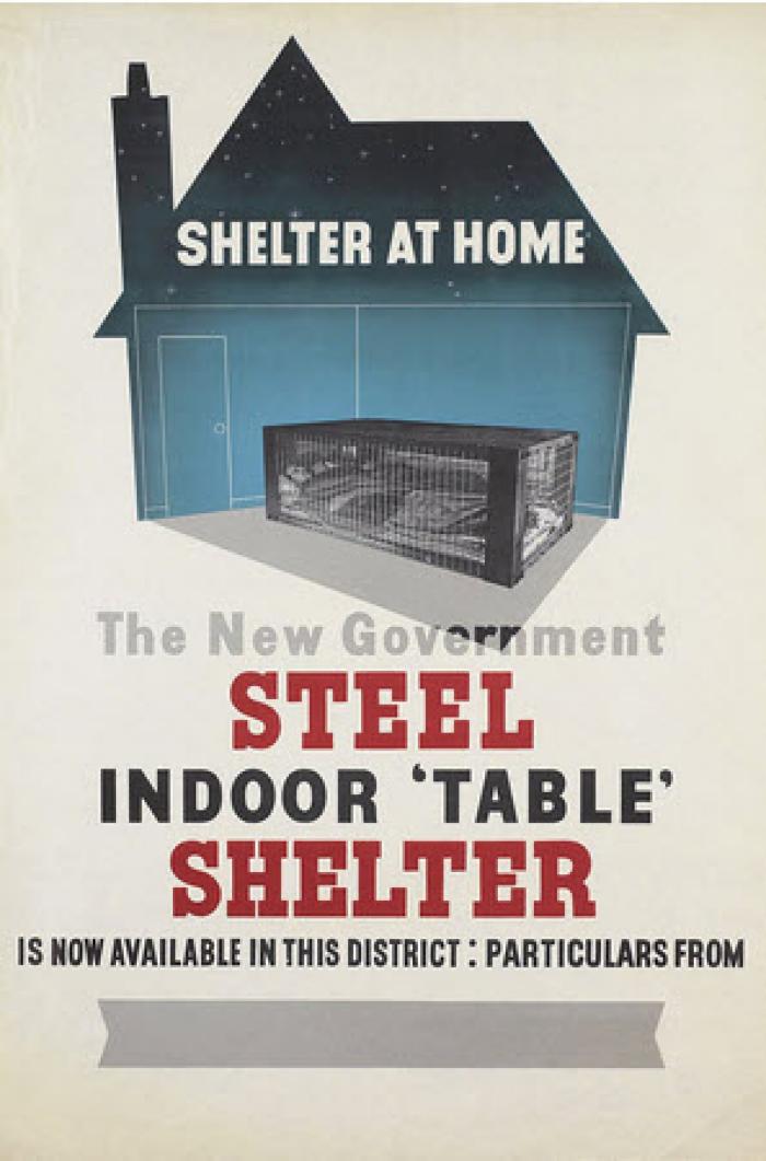WW2 table shelter flyer