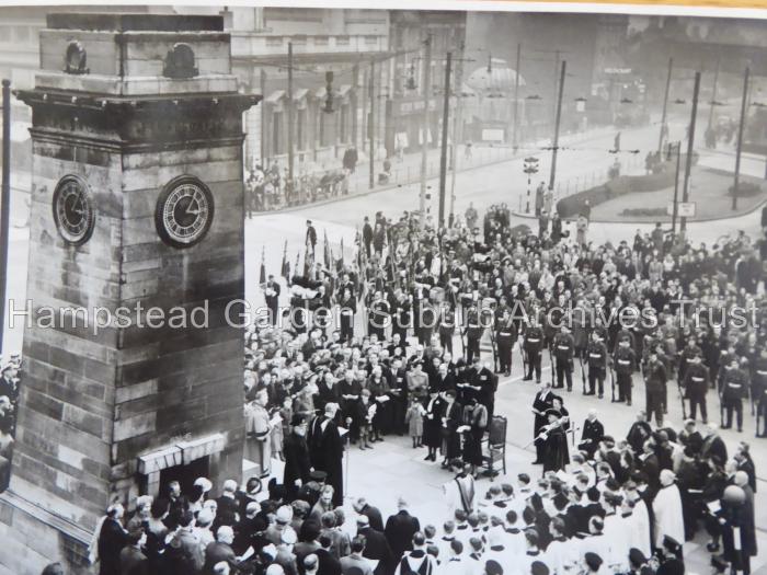 Unveiling of the additional Golders Green Memorial to the Fallen