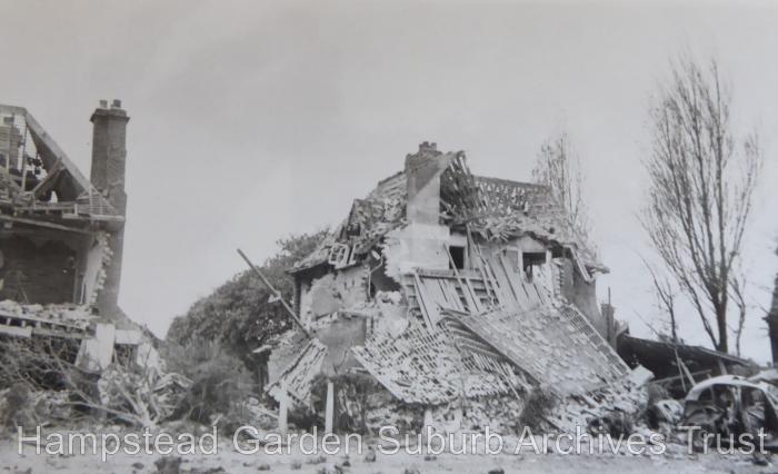 Remains of houses in Willifield Green