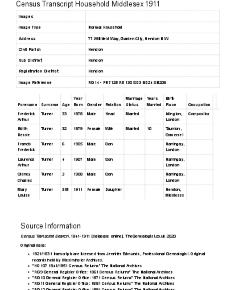 Census 1911 - 77 Willifield Way